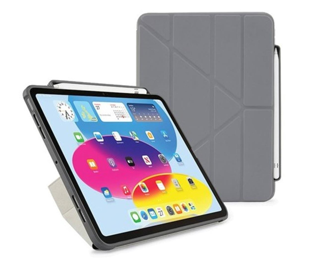 Pipetto Origami Pencil Case do iPad 2022 (10. gen.) dark grey PIP053-50-V - 1185404 - zdjęcie